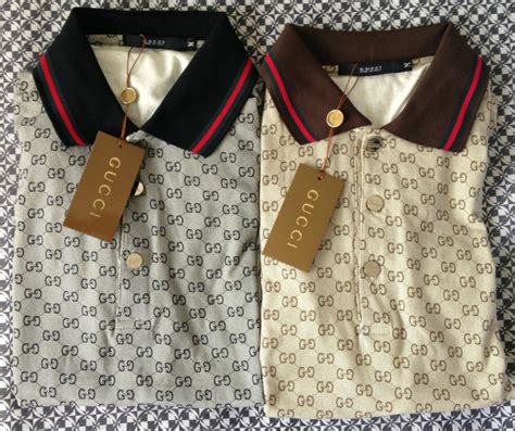 mens gucci polo shirt replica|authentic gucci t shirts.